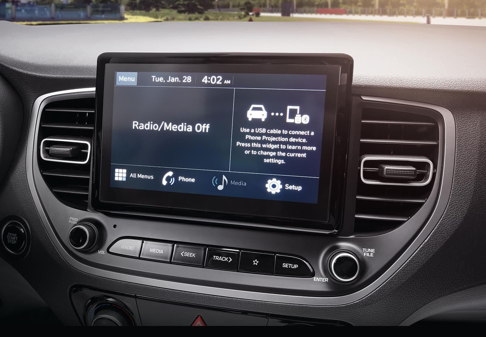 Closer view of rear corner